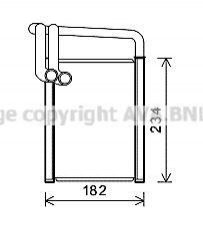 KAA6259 AVA Cooling Systems Радіатор обігрівача KIA MAGENTIS II (MG) (06-) (вир-во AVA)