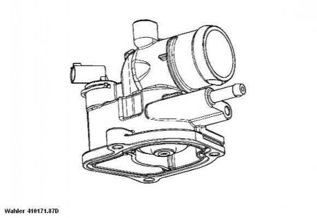 410171.87D WAHLER,Wahler  Термостат JEEP; MERCEDES-BENZ; TOYOTA (пр-во Wahler)