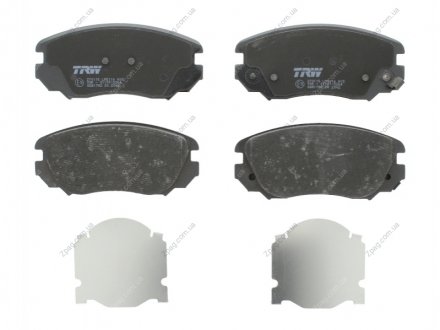 GDB1782 TRW Комплект тормозных колодок, дисковый тормоз