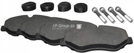 1163601710 JP Group  Комплект тормозных колодок, дисковый тормоз