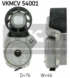 VKMCV 54001 SKF Ролик с натяжителем APV2454 D=76, W=46