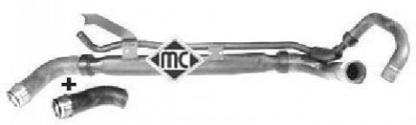 08567 Metalcaucho Патрубок радиатора (08567) Metalcaucho
