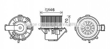 MS8648 AVA Cooling Systems Компресор салону