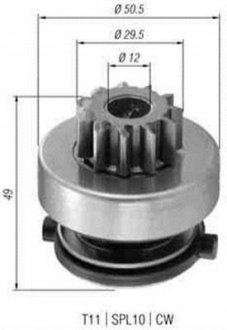 940113020366 MAGNETI MARELLI Бендикс стартера