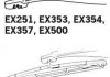 EX500 Trico Щетка стеклоочистителя каркасная задняя 500mm (20") ExactFit Rear (EX500) TRICO (фото 4)