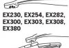EX380 Trico Щетка стеклоочистителя каркасная задняя 380mm (15") ExactFit Rear (EX380) TRICO (фото 3)
