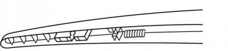 EX180 Trico Щетка стеклоочистителя каркасная задняя 180mm (7") ExactFit Rear (EX180) TRICO