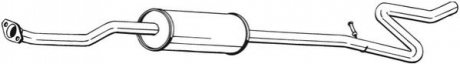 Глушник середня частина CITROEN C3 (02-11) (287-089) BOSAL 287089