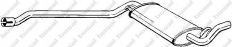 Глушитель средняя часть AUDI CABRIO 93-98 (283-015) BOSAL