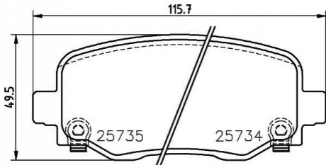 P37020 Brembo Колодки гальмівні дискові