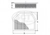 SAK201 SCT  Фильтр салона (угольный) MERCEDES-BENZ GLK (X204) GLK 220 CDI (09-) (SAK 201) SCT (фото 3)
