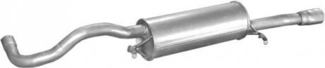 Глушитель алюм. сталь, задн. часть Audi A4 1.6 11/94-09/01 (01.16) Polmostrow