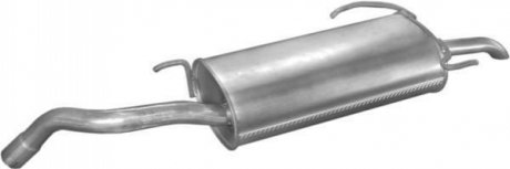 26.56 Polmostrow Глушитель алюм. сталь, средн. часть Toyota Auris II 1.6i (26.56) Polmostrow