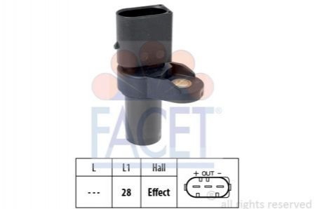 9.0473 Facet  Датчик оборотов коленвала Bmw X1 sdrive 18 i (10-15) (9.0473) FACET