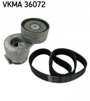 VKMA 36072 SKF Роликовий модуль натягувача ременя (ролик, ремінь)