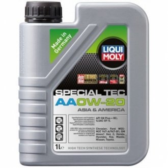 8065 LIQUI MOLY Олива моторна Special Tec AA 0W-20 1л