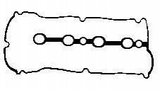 RC0340 BGA  Прокладка клапанної кришки гумова