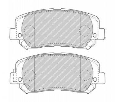 FDB4999 Ferodo Колодки гальмівні дискові