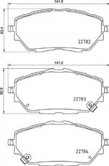 P 83 171 Brembo Колодки гальмівні дискові