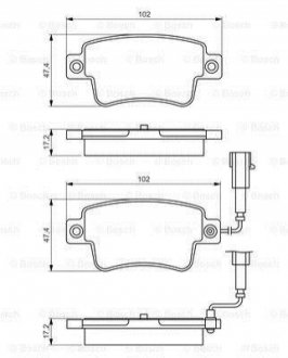 0 986 495 355 Bosch Колодки гальмівні дискові