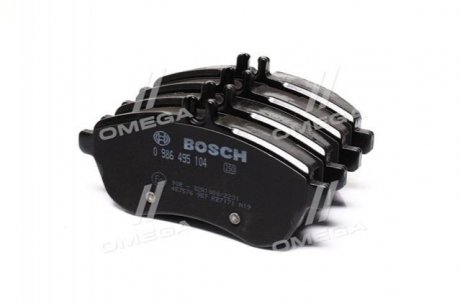 0 986 495 104 Bosch Колодки гальмівні дискові