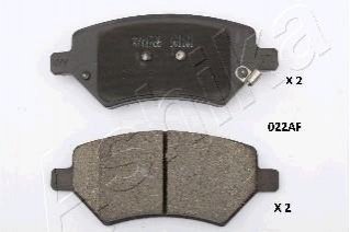 50-00-022 Ashika  Колодки тормозные дисковые передние CHERY A3, TIGGO 1.6 (пр-во ASHIKA)