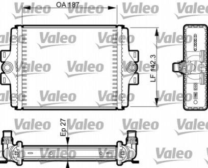 735467 VALEO  Радиатор охолоджування