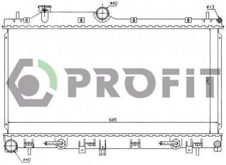 PR 2910A2 PROFIT Радиатор охолоджування