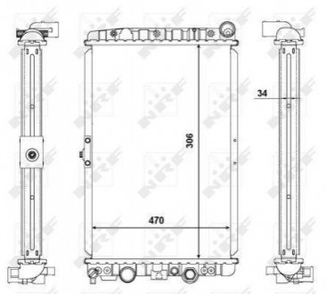 56123 NRF Радіатор охолоджування