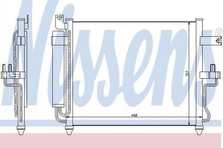 94452 Nissens Конденсер кондиціонера