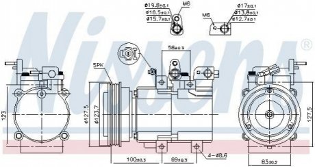 89194 Nissens Компрессор кондиціонера