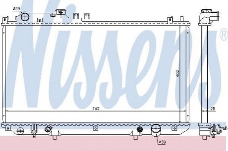 64658 Nissens Радиатор охолоджування