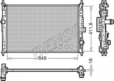 DRM21103 Denso Радіатор охолоджування