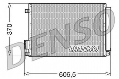 DCN09045 Denso Конденсер кондиціонера
