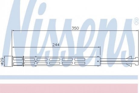 95502 Nissens Осушувач кондиціонера