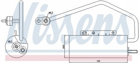 95447 Nissens Осушувач кондиціонера