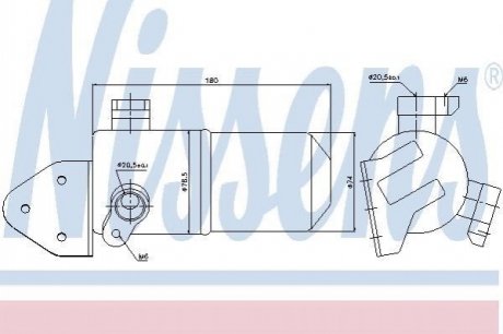 95433 Nissens Осушувач кондиціонера