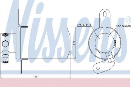 95228 Nissens Осушувач кондиціонера