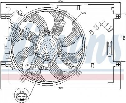 85564 Nissens Вентилятор