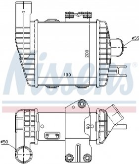 96661 Nissens Радиатор наддуву