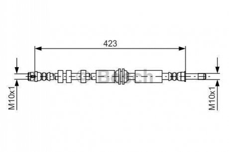 1 987 481 601 Bosch Шланг гальмівний