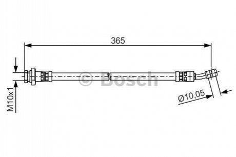 1 987 481 499 Bosch Шланг гальмівний