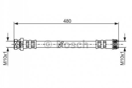1 987 481 074 Bosch Шланг гальмівний