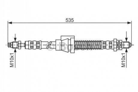 1 987 476 604 Bosch Шланг гальмівний