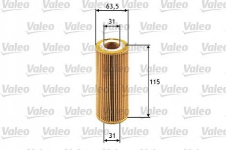 586511 VALEO  Фільтр масляний