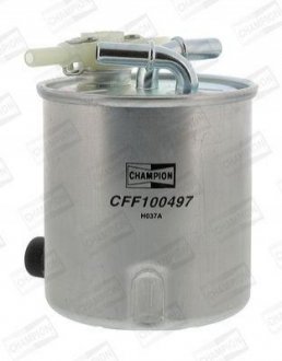 CFF100497 CHAMPION Фильтр топливный NISSAN MURANO II (Z51) 07-14;QASHQAI / QASHQAI +2 I (J10, NJ10, JJ10E) 06-14 (CFF100497) CHAMPION