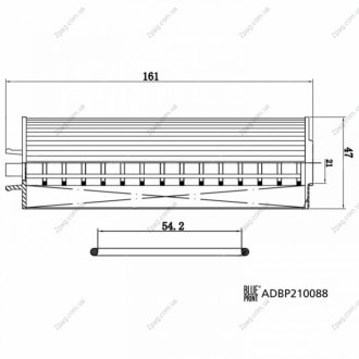 ADBP210088 Blue Print  Фільтр масляний