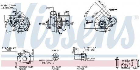 93158 Nissens Турбокомпресор