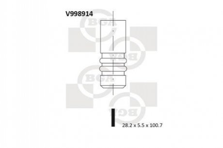 V998914 BGA  Клапан двигуна