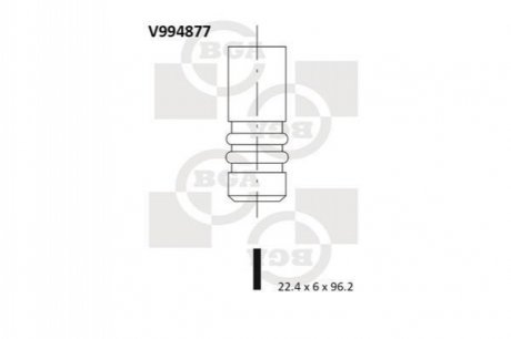 V994877 BGA  Клапан двигуна
